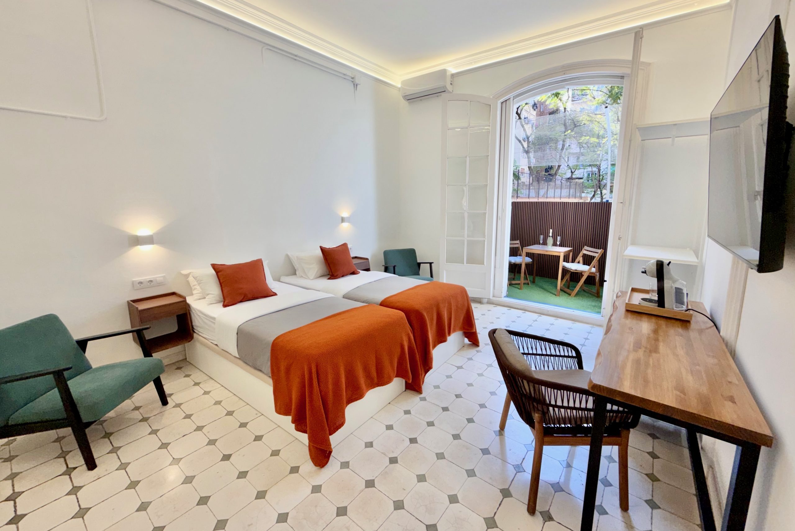 Doble ensuite grande con terraza